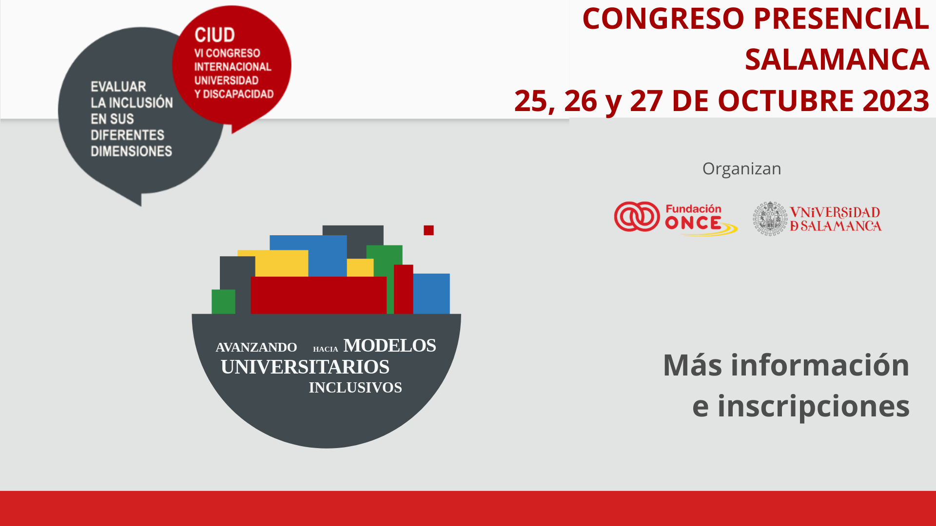 VI Congreso Internacional Universidad y Discapacidad