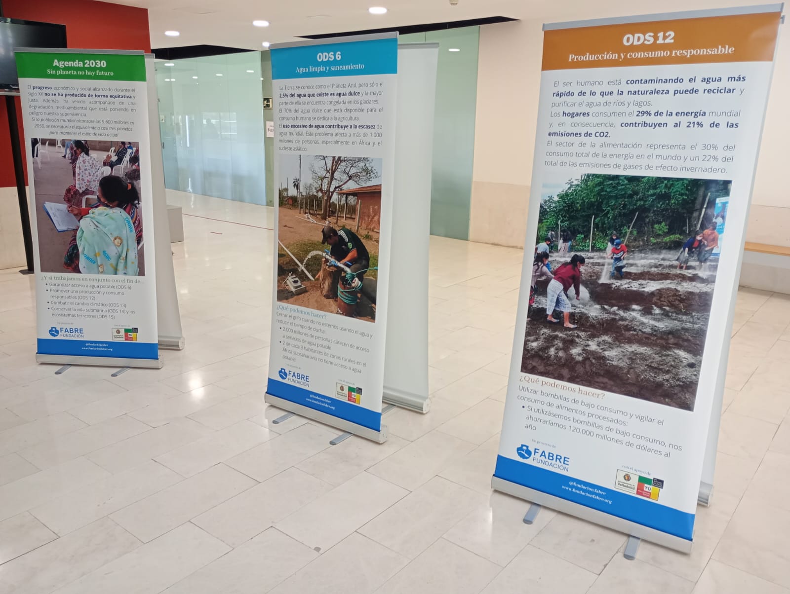 Agenda 2030: un acuerdo por el desarrollo sostenible. Exposición en la Facultad de Biología. Agenda 2030: un acuerdo por el desarrollo sostenible. Exposición en la Facultad de Biología.