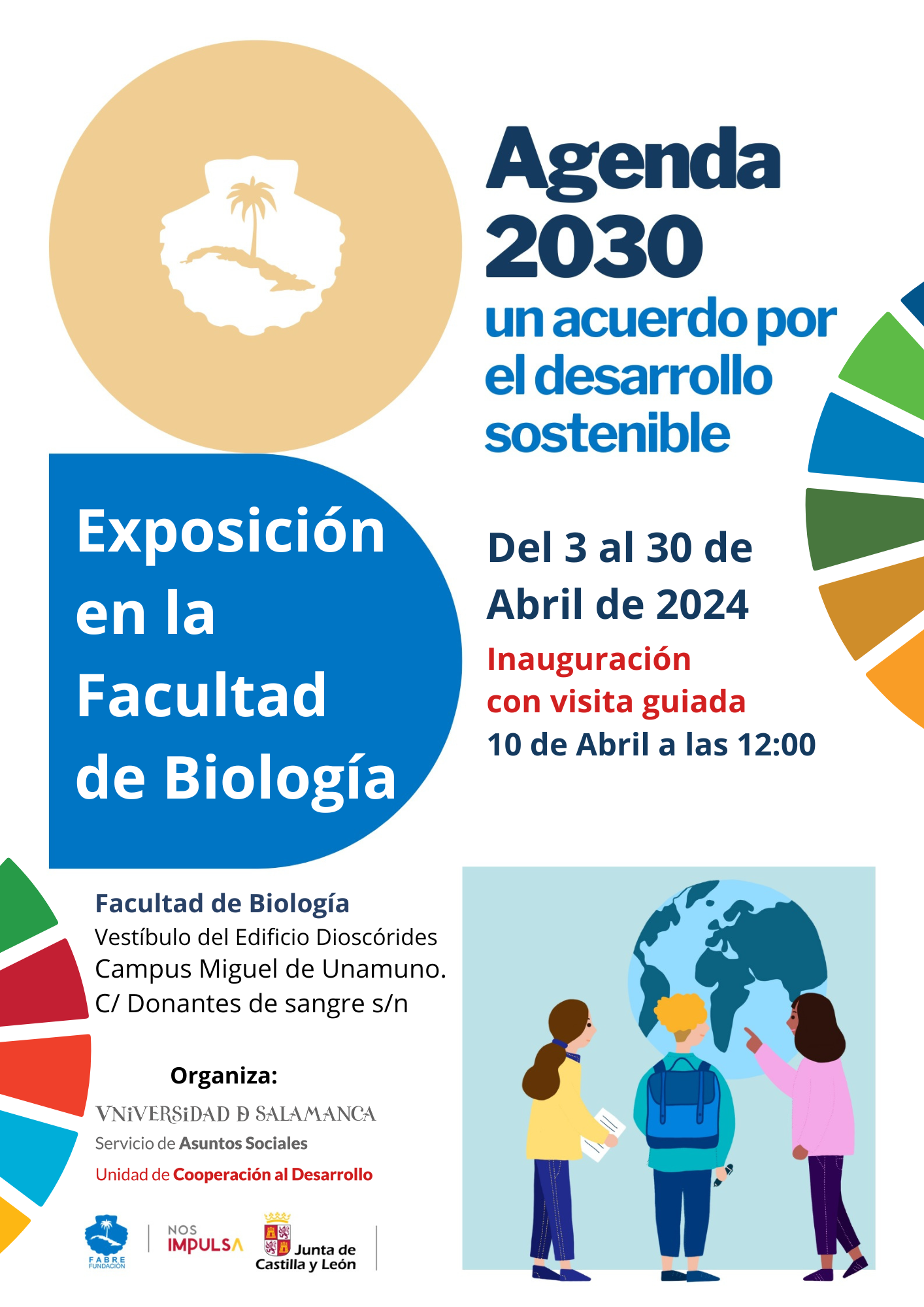 Agenda 2030: un acuerdo por el desarrollo sostenible. Exposición en la Facultad de Biología.