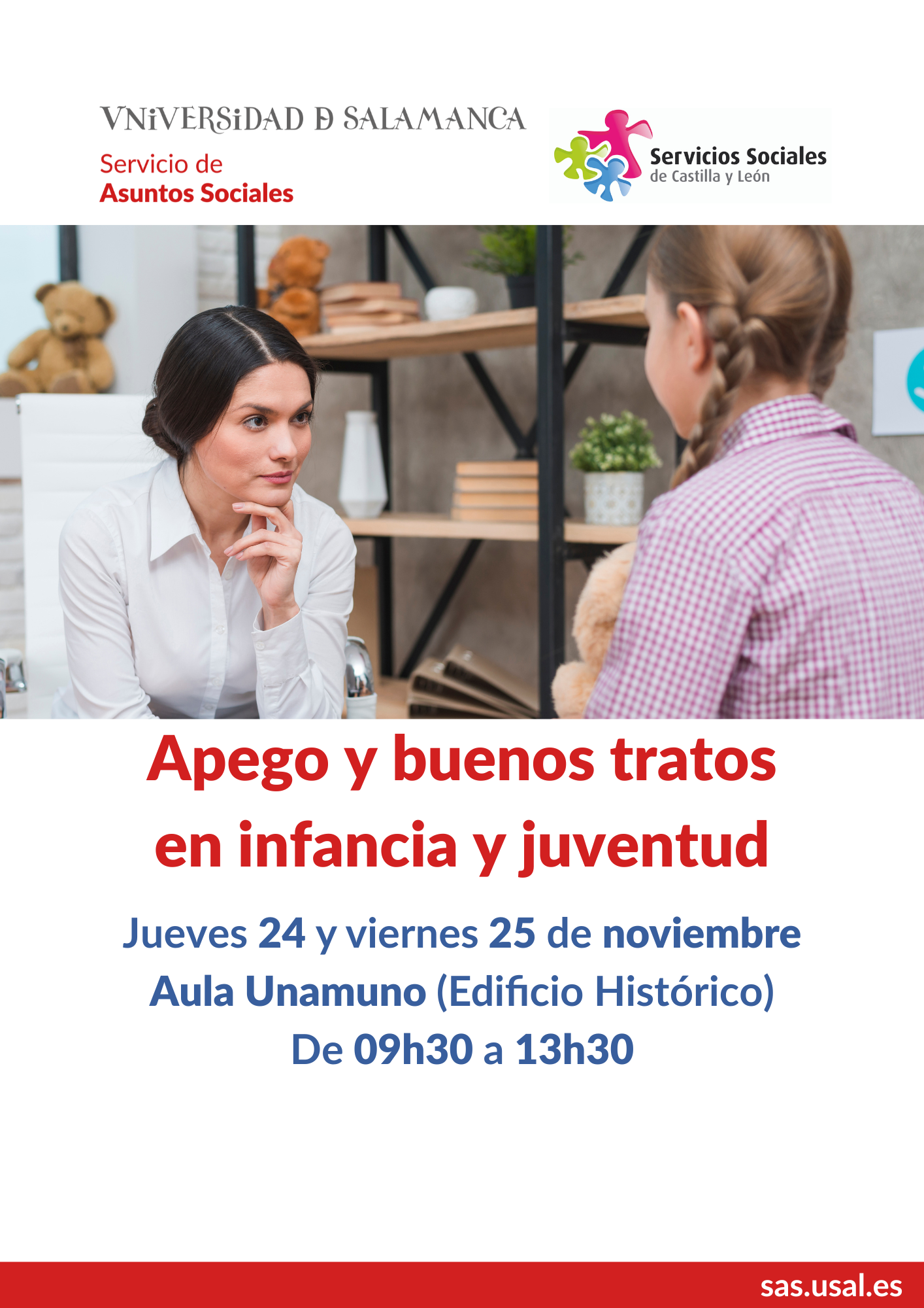 Apego y buenos tratos en infancia y juventud