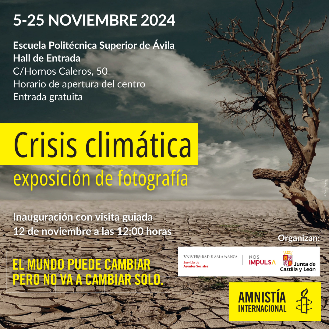 Crisis Climática: exposición de fotografía