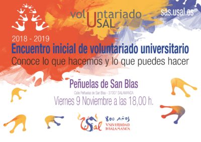 Encuentro inicial voluntariado universitario 18-19