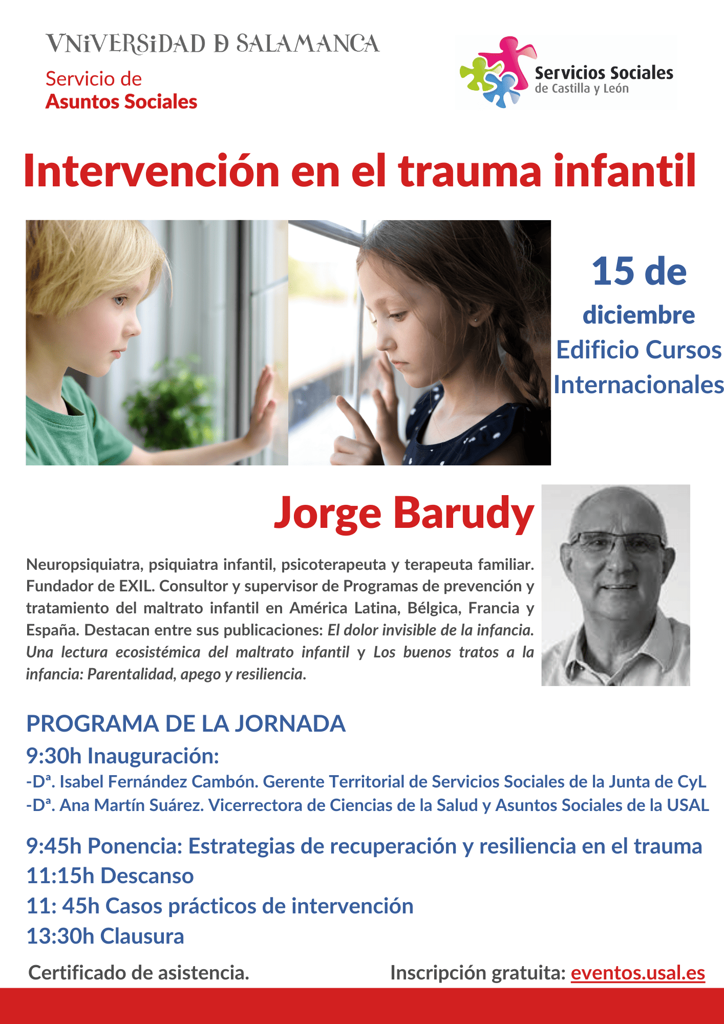 Jornada: Intervención en el trauma infantil