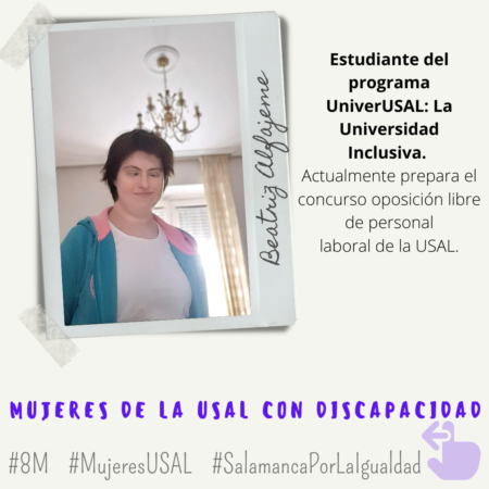 Mujeres de la USAL con discapacidad Mujeres de la USAL con discapacidad