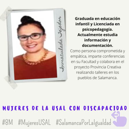 Mujeres de la USAL con discapacidad Mujeres de la USAL con discapacidad