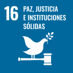 Objetivo de Desarrollo Sostenible 16 - Paz, justicia e instituciones sólidas Objetivo de Desarrollo Sostenible 16 - Paz, justicia e instituciones sólidas