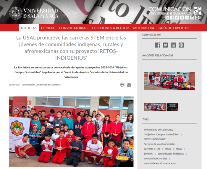 RETOS-INDIGENIUS: Inspirando Futuros STEM RETOS-INDIGENIUS: Inspirando Futuros STEM