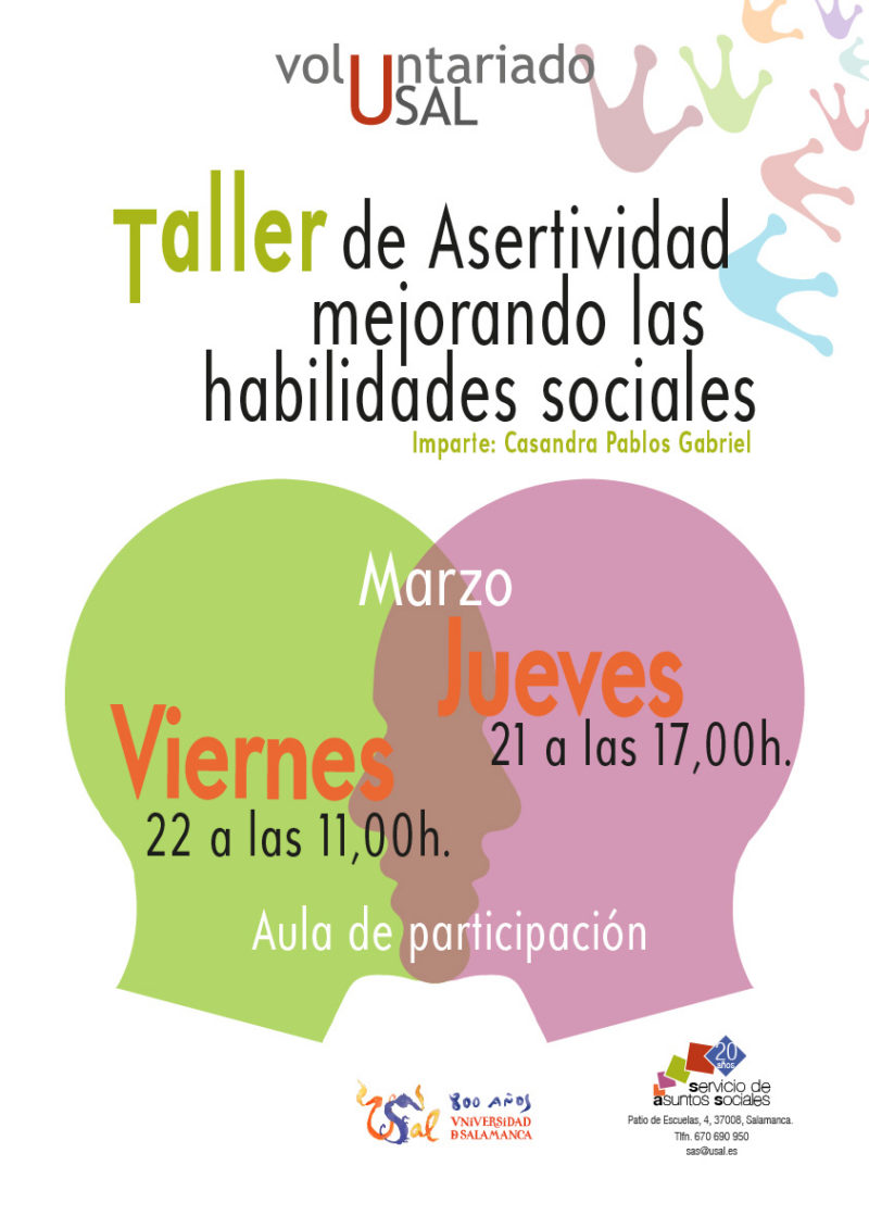 Taller de Asertividad. Mejorando las Habilidades Sociales