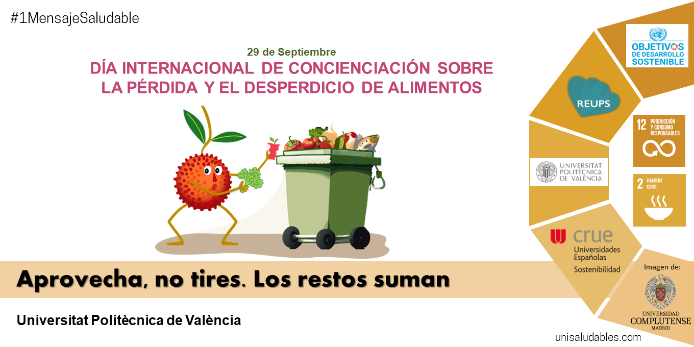 29 de septiembre: Día Internacional de Concienciación sobre la pérdida y el desperdicio de alimentos