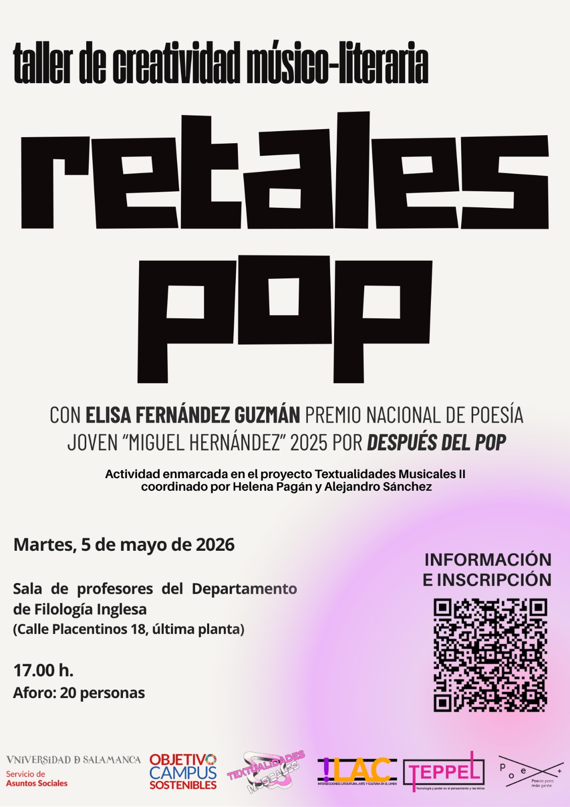 taller de creatividad músico-literaria taller de creatividad músico-literaria